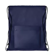 Sac mare cu cordon, poliester, blue