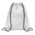 Sac mare cu cordon, poliester, white