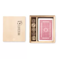 Carti de joc si zaruri, materiale multiple, wood