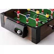   Masa mica de fotbal, lemn, plastic, Everestus, JD2, verde, maro