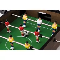  Masa mica de fotbal, lemn, plastic, Everestus, JD2, verde, maro