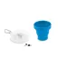 Pahar pliabil silicon, materiale multiple, blue