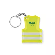 Breloc reflectorizant, Everestus, KR0237, pvc, galben