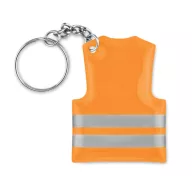   Breloc reflectorizant, 2509E15287, Everestus, 4.3x0.2x6 cm, PVC, Portocaliu neon