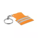 Breloc reflectorizant, 2509E15287, Everestus, 4.3x0.2x6 cm, PVC, Portocaliu neon
