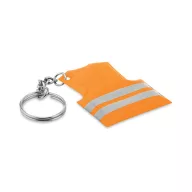   Breloc reflectorizant, 2509E15287, Everestus, 4.3x0.2x6 cm, PVC, Portocaliu neon