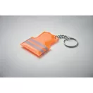 Breloc reflectorizant, 2509E15287, Everestus, 4.3x0.2x6 cm, PVC, Portocaliu neon