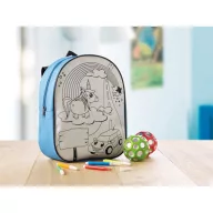   Rucsac pentru copii cu 5 markere incluse, Everestus, 20IAN559, Turcoaz, Poliester 600D