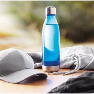  Sticla apa 700 ml, capac si baza din otel inoxidabil, Everestus, AN02, tritan, transparent, albastru
