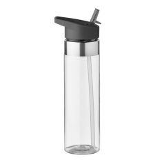   Sticla sport 700 ml, Everestus, SA01, tritan, otel inoxidabil, transparent