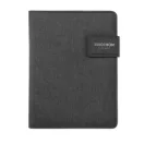 Mapa A5 cu baterie 4000 MAH, materiale multiple, black