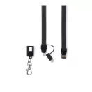 Mapa A5 cu baterie 4000 MAH, materiale multiple, black