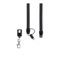 Mapa A5 cu baterie 4000 MAH, materiale multiple, black