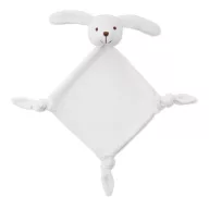   Prosop cu iepuras de Plus pentru bebelusi, 34x37 cm, Kidonero, Colectia "Micul meu prieten", JPK045, plush, alb