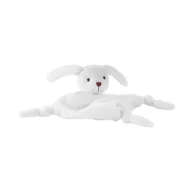   Prosop cu iepuras de Plus pentru bebelusi, 34x37 cm, Kidonero, Colectia "Micul meu prieten", JPK045, plush, alb