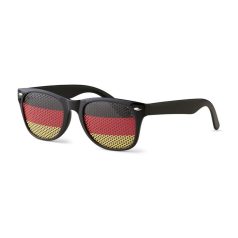   Ochelari de soare cu steagul Germaniei pe lentila, Everestus, OSSG061, policarbonat, negru