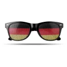 Ochelari de soare cu steagul Germaniei pe lentila, Everestus, OSSG061, policarbonat, negru