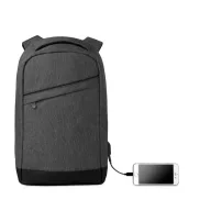   Rucsac cu bretele buretate, compartiment Laptop 13 inch, poliester, Everestus, RU40, negru