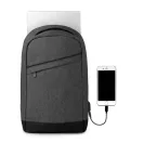 Rucsac cu bretele buretate, compartiment Laptop 13 inch, poliester, Everestus, RU40, negru