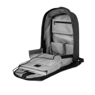   Rucsac cu bretele buretate, compartiment Laptop 13 inch, poliester, Everestus, RU40, negru