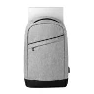   Rucsac cu bretele buretate, compartiment Laptop 13 inch, poliester 600D, Everestus, RU42, gri