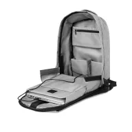   Rucsac cu bretele buretate, compartiment Laptop 13 inch, poliester 600D, Everestus, RU42, gri