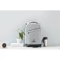  Rucsac cu bretele buretate, compartiment Laptop 13 inch, poliester 600D, Everestus, RU42, gri