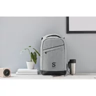   Rucsac cu bretele buretate, compartiment Laptop 13 inch, poliester 600D, Everestus, RU42, gri