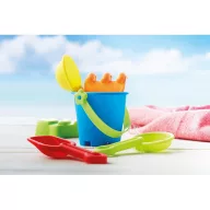 Set plaja copii cu 6 piese, Plastic, multicolor