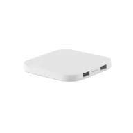 Incarcator fara fir cu portUSB, ABS, white