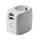 PRO Light USB. 3-pole, materiale multiple, white