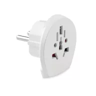 World to EU. 3-pole, materiale multiple, white