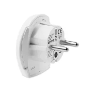 World to EU. 3-pole, materiale multiple, white