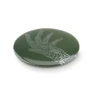 Insigna metalica, matt silver