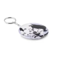 Breloc metalic cu desfacator, Metal, matt silver
