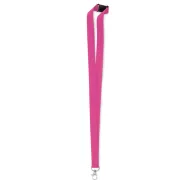   Lanyard cu carlig metalic si inchizatoare de siguranta, 2x92.5 cm, Everestus, 20SEP1389, Poliester, Fuchsia
