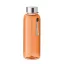 Bidon apa sport 500 ml, fara scurgeri, Everestus, UH05, tritan, transparent, portocaliu