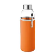   Sticla de apa, sport, 500 ml, ø6x22 cm, Everestus, 20SEP1217, Sticla, Neopren, Portocaliu