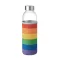 Sticla de apa sport, Everestus, 22FEB1347, 500 ml, Ø6x22 cm, Sticla, Neopren, Multicolor