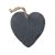 Ornament de Craciun, Inima, Everestus, SGS12, ardezie, negru