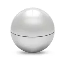 Balsam buze rotund finisaj UV, ABS, shiny silver