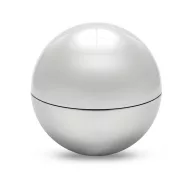 Balsam buze rotund finisaj UV, ABS, shiny silver