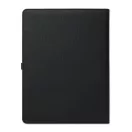 Mapa A4 cu incarcator, poliuretan, material textil, Everestus, MC2, negru