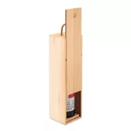   Cutie din lemn paulownia, pentru 1 sticla de vin, Everestus, VXCV01, natur