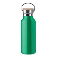   Termos cu perete dublu, 21MAR2702, 500 ml, Ø 7x21 cm, Everestus, Otel, Bambus, Verde