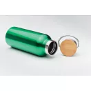 Termos cu perete dublu, 21MAR2702, 500 ml, Ø 7x21 cm, Everestus, Otel, Bambus, Verde