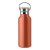 Termos cu perete dublu, 21MAR2703, 500 ml, Ø 7x21 cm, Everestus, Otel, Bambus, Portocaliu