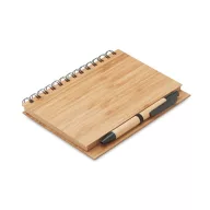   Agenda A5 cu pagini dictando, Everestus, AG07, hartie, bambus, natur
