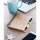 Agenda A5 cu pagini dictando, Everestus, AG07, hartie, bambus, natur