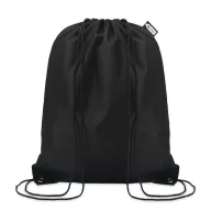 Sac cu cordon 190T RPET, PET, black